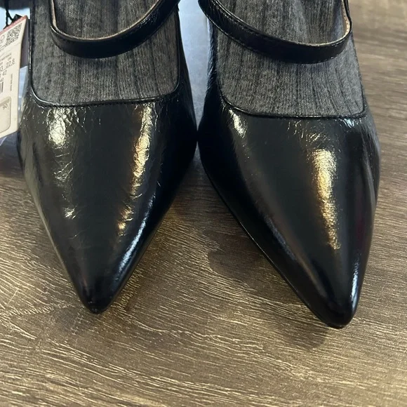 Zara Sock Bootie Heels Pointed Toe Stretch Knit Stiletto Pumps EU 35 US 5 NWT - Picture 6 of 8